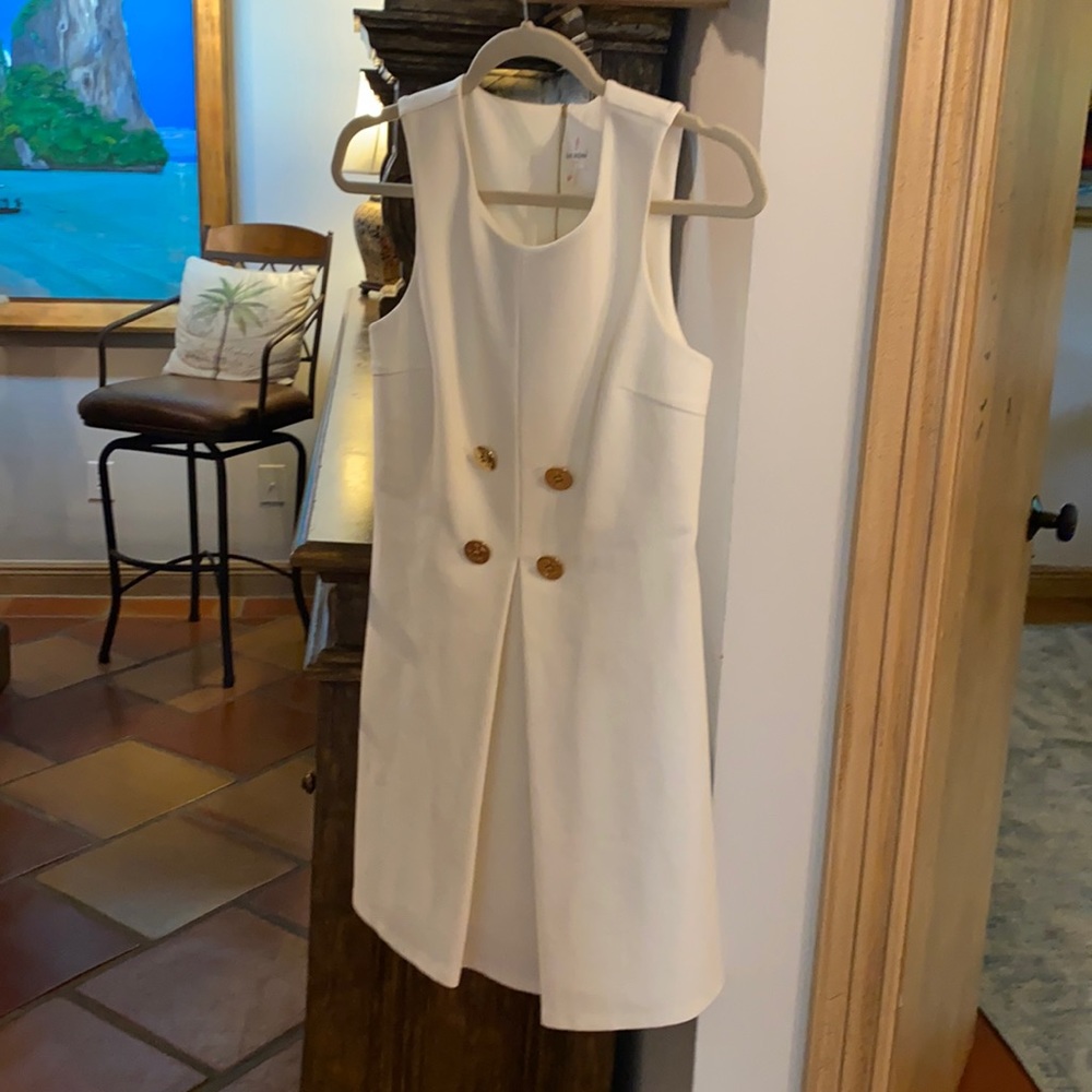 Julie Brown white sailor dress